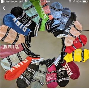 20 pairs of PINK socks